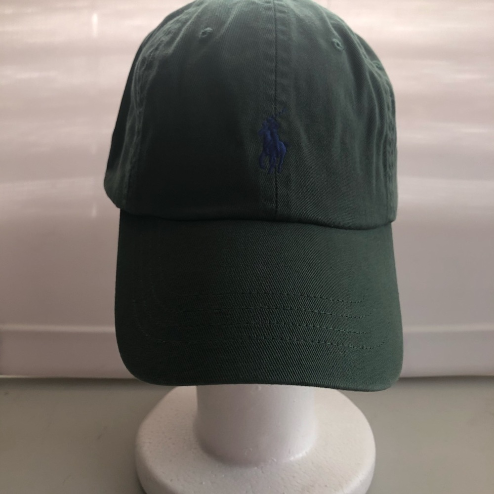 Polo Ralph Lauren Green Adjustable Cap (NWT, OSFM)